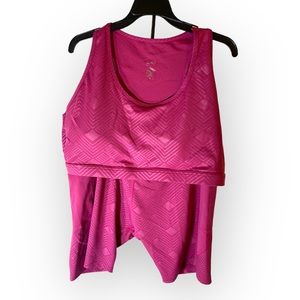 CALI SPORT+ 2 Piece Hot Pink Workout Matching Set